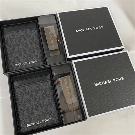 michael kors money clip|michel kors long men's wallet.